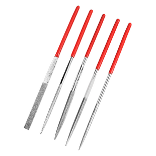 金刚石锉刀工具半圆三角金刚锉金属打磨工具迷你什锦锉刀扁平套装