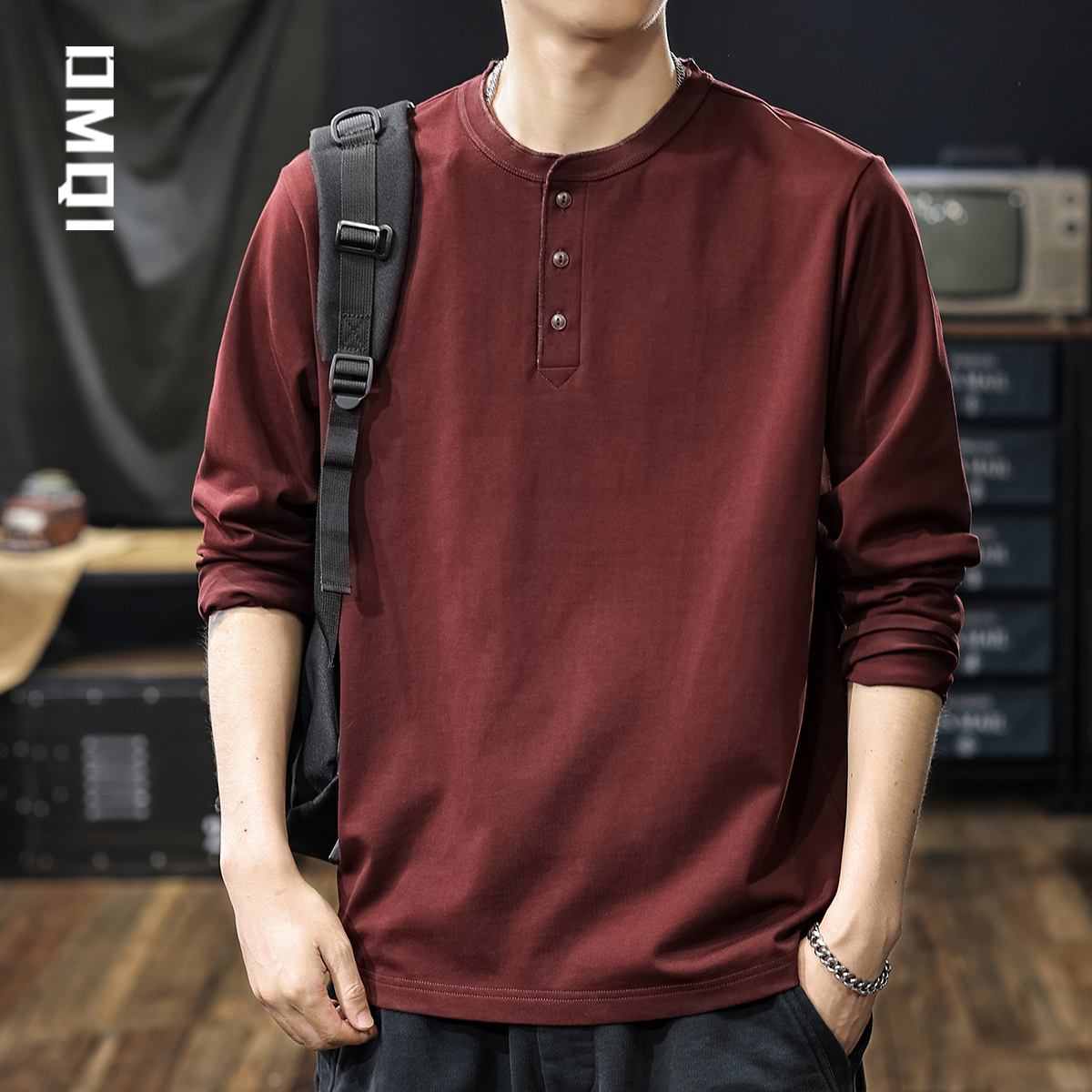 300g重磅纯棉亨利领polo衫