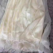 新中式 旗袍伴侣衬裙高级感纱质半身裙高腰显瘦气质长裙氛围感裙子