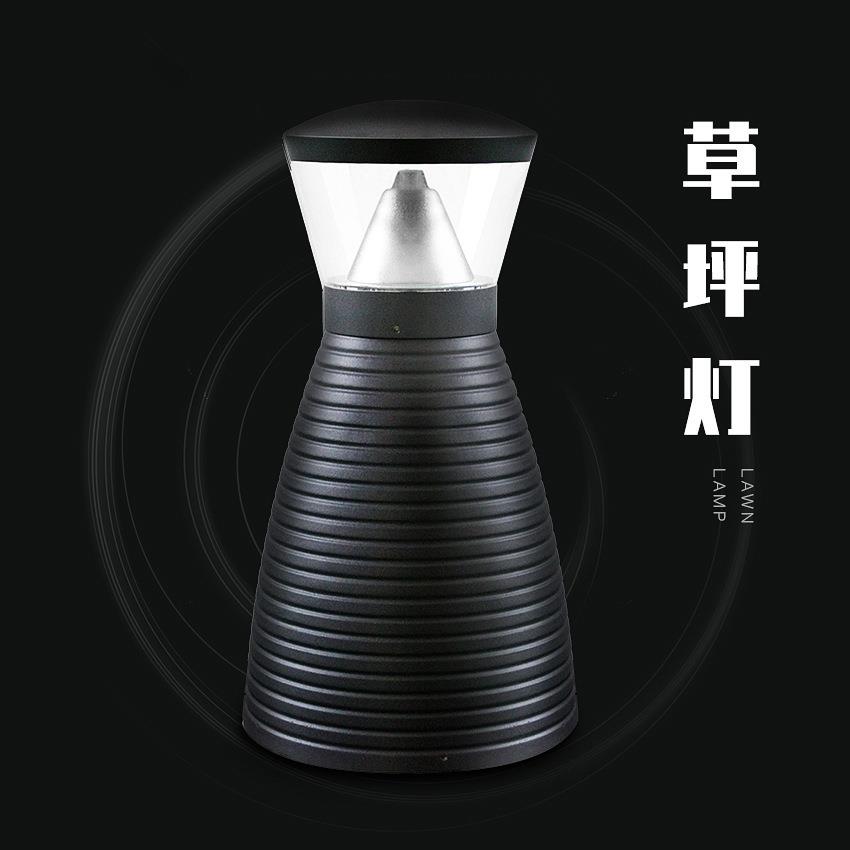 新款户外防水LED草坪灯精铸铝制品外壳小区庭院花园公园装饰灯具