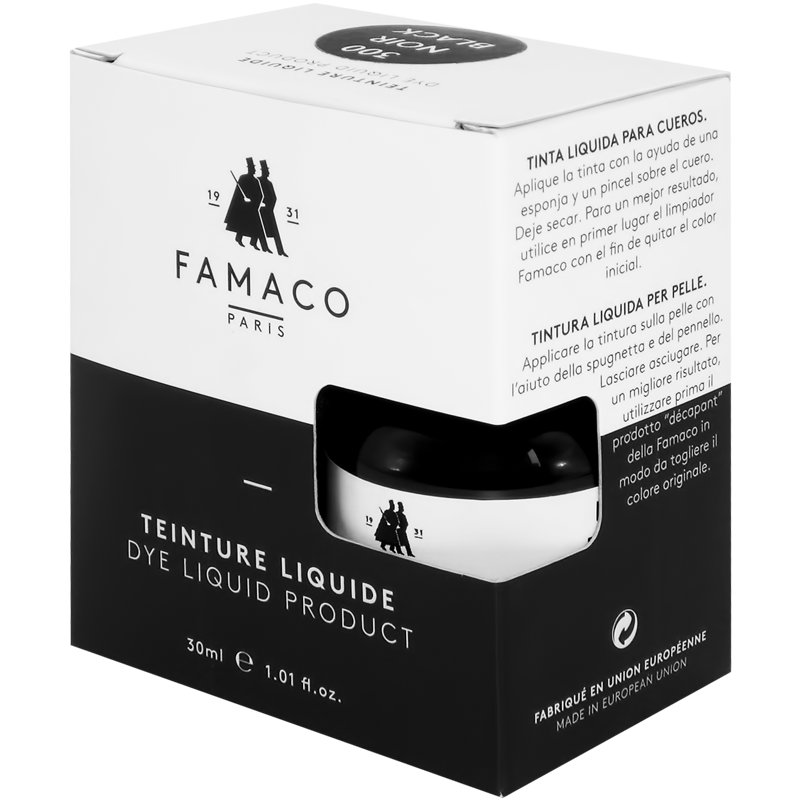 进口FAMACO皮革改色剂皮具上色油漆翻新皮包皮鞋皮衣补色划痕修复
