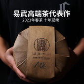 一生茶语 大隐 357g饼茶 2023年易武刮风寨古树茶 云南普洱茶生茶