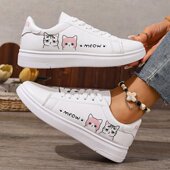 运动鞋 学生板鞋 子女跑步潮鞋 2025新款 百搭春秋小白鞋 夏季 透气白鞋