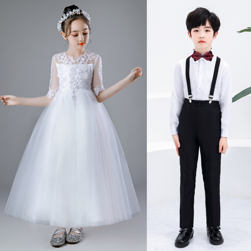 儿童公主风合唱演出服大合唱服女