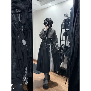 腰封三件套装 早春复古温柔气质风小众设计感条纹衬衫 高腰大摆裙