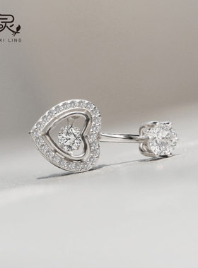 戏灵原创 s925桃心灵动 肚脐钉纯银防过敏欧美时尚性感女神脐环扣