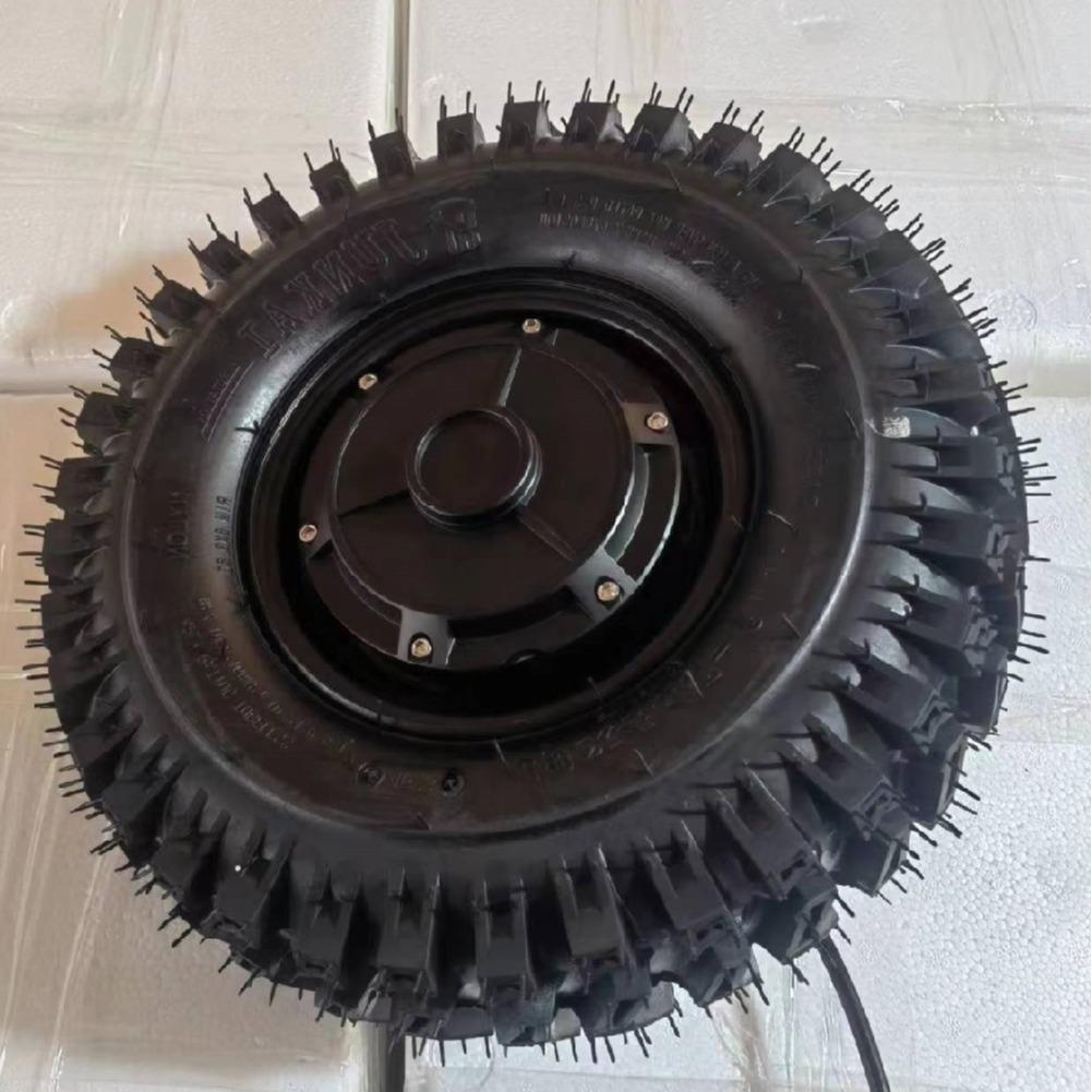 1寸农用机电机 工具车电机 24V~48V 500W 无刷无齿 单边轴