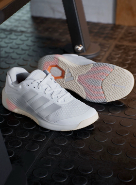 adidas阿迪达斯DROPSET超轻缓震回弹力量训练鞋2026春女鞋 JR4666