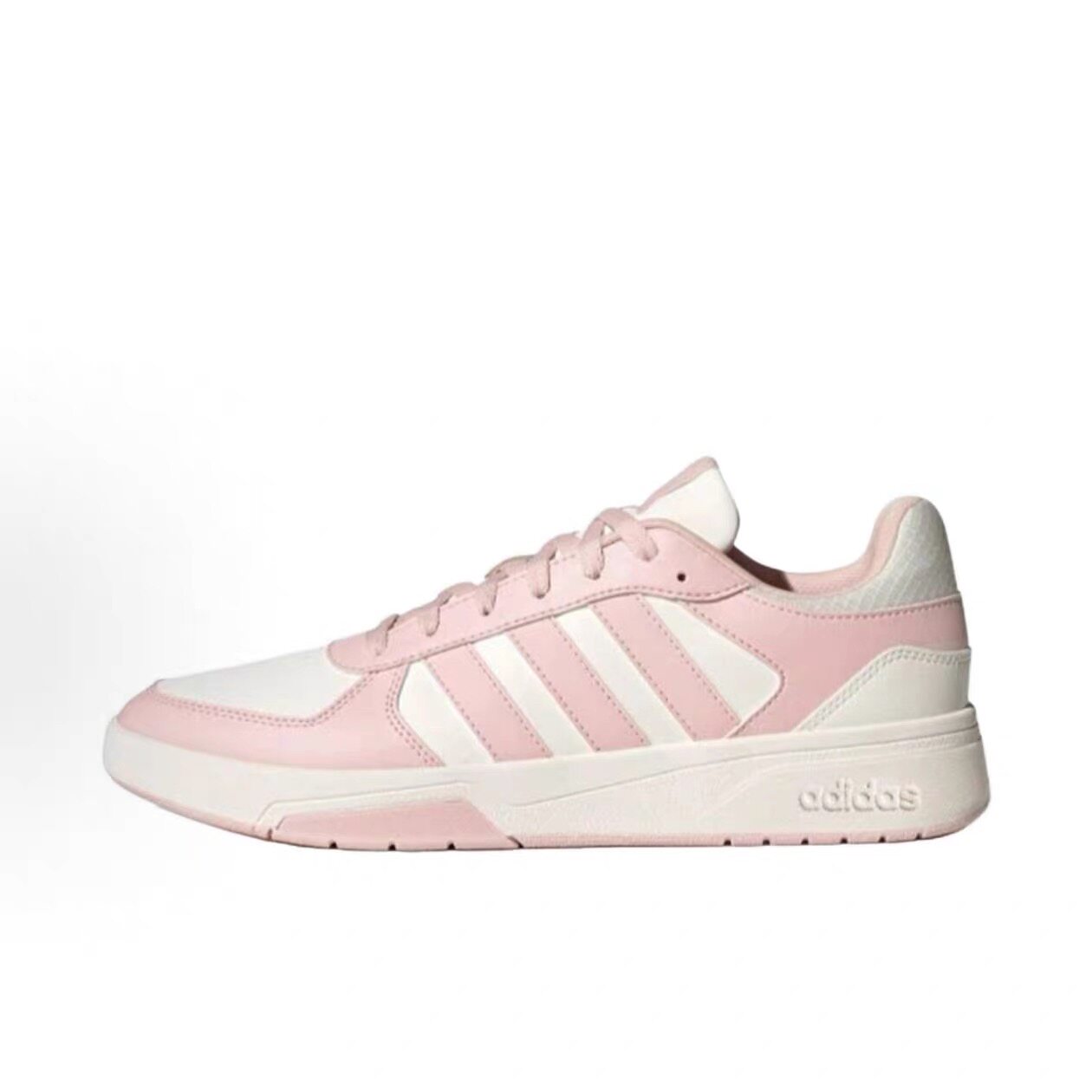 adidas阿迪达斯COURTBEAT休闲百搭舒适 低帮 板鞋粉色KI6785