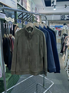 2025冬款 好彩绒磨磨男士 外套奥利绒加厚保暖立领拉链休闲衣532