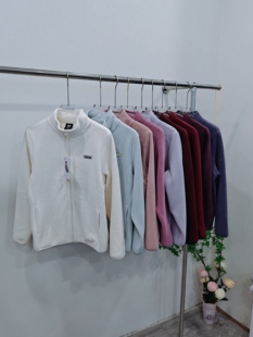 2025冬新款浩扬泰迪绒外套3302女士加厚防风衣立领拉链开衫保暖衣