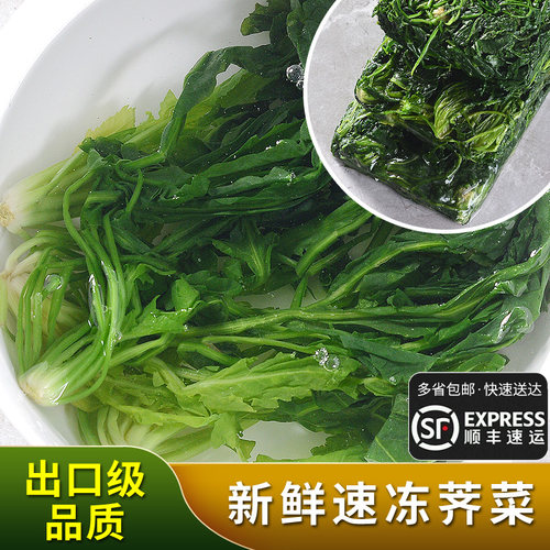 速冻荠菜4斤冷冻新鲜食材饺子馅