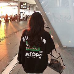 Sweater women's loose Korean version autumn and winter versatile coat 2020 new spring and autumn Plush top coat fashion ins