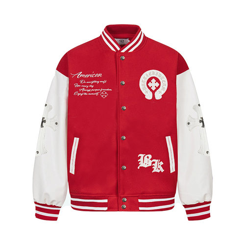 NTBF美式十字架棒球服夹克