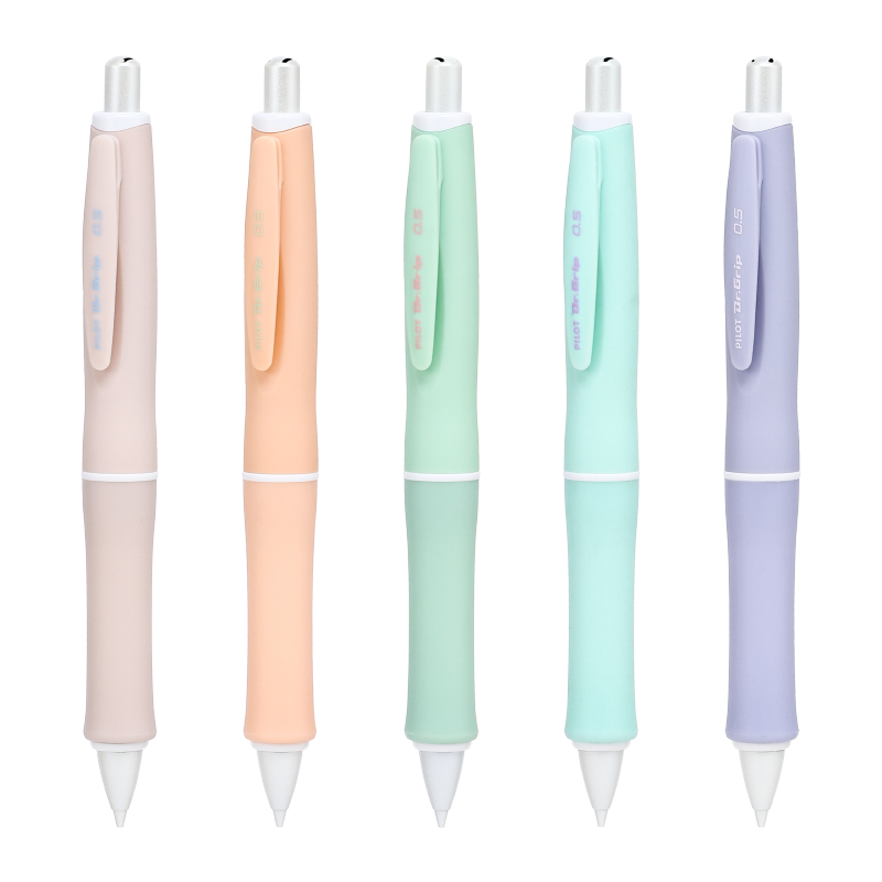 日本Pilot百乐自动铅笔Dr.Grip Mineral Color健握系列矿石限定摇摇铅0.5马卡龙色治愈系活动铅柔软笔握