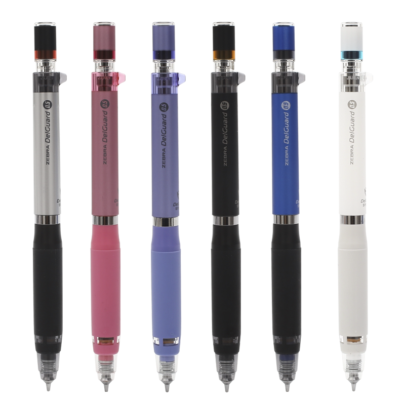 日本ZEBRA斑马MA88双弹簧铅芯自动铅笔学生考试铅笔 伸缩橡皮 0.5mm