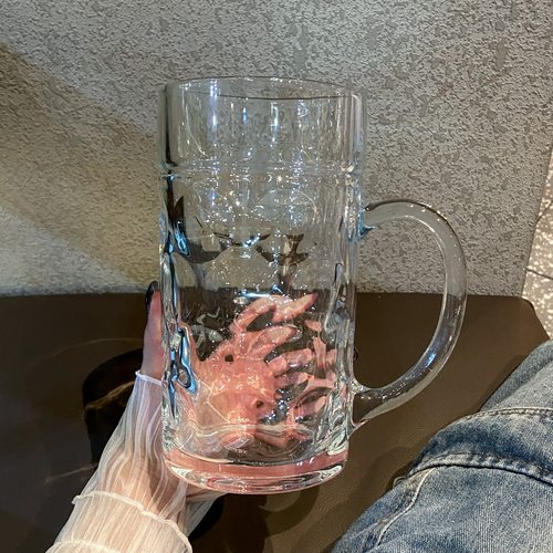 容量啤酒杯套装家用酒吧超大玻璃