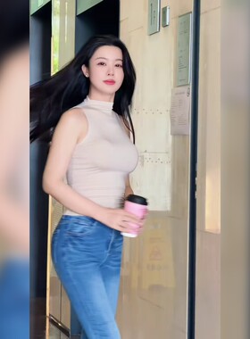 时尚低腰修身铅笔牛仔裤