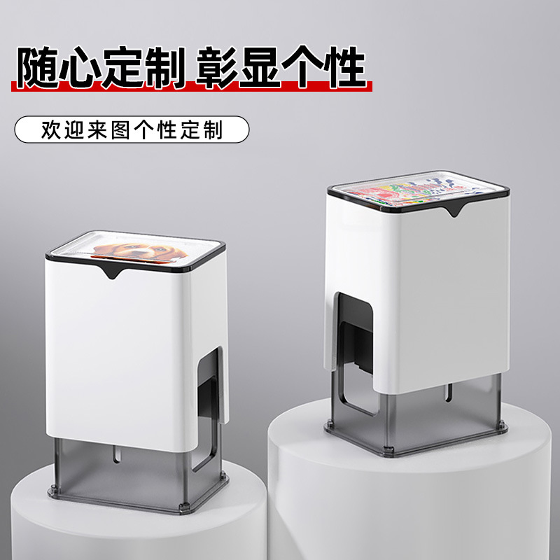 彩色印章四色组合套叠自动弹出盖印清晰新款升级彩色印章个性图案