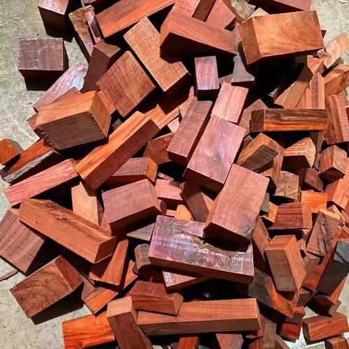 小叶紫檀原木边角料 木工 diy下脚料红木刀柄料珠子练手料簪子料