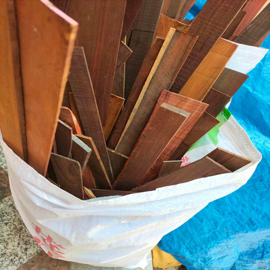 老挝大红酸枝 书签料 贴片料 薄片料 diy自由发挥 3斤一份 包邮