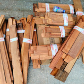 5斤一份 0.6 缅甸花梨边角料大果紫檀书签料薄片贴片长30 70厚0.3