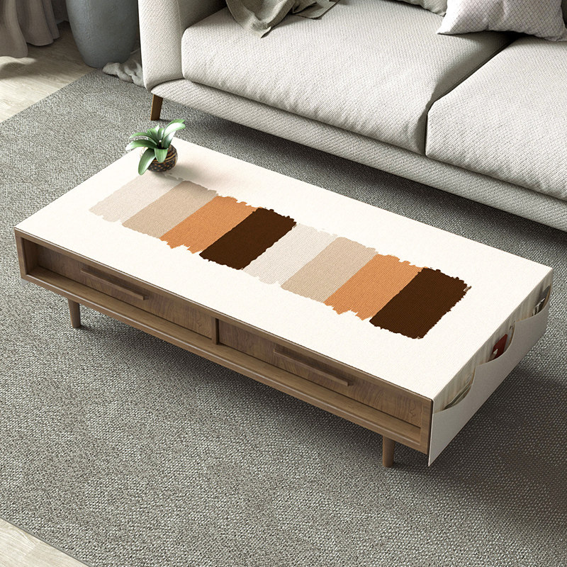 棉麻防水茶几桌布布艺简约现代台布罩2021M新款高级感轻奢北欧风