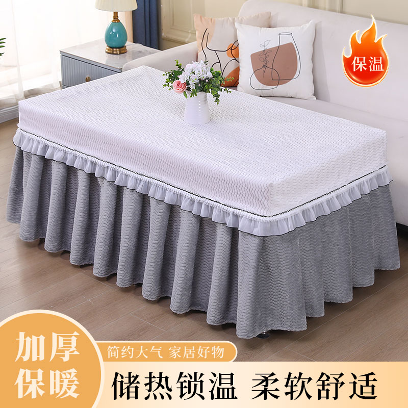 加厚夹棉烤火炉桌子罩套