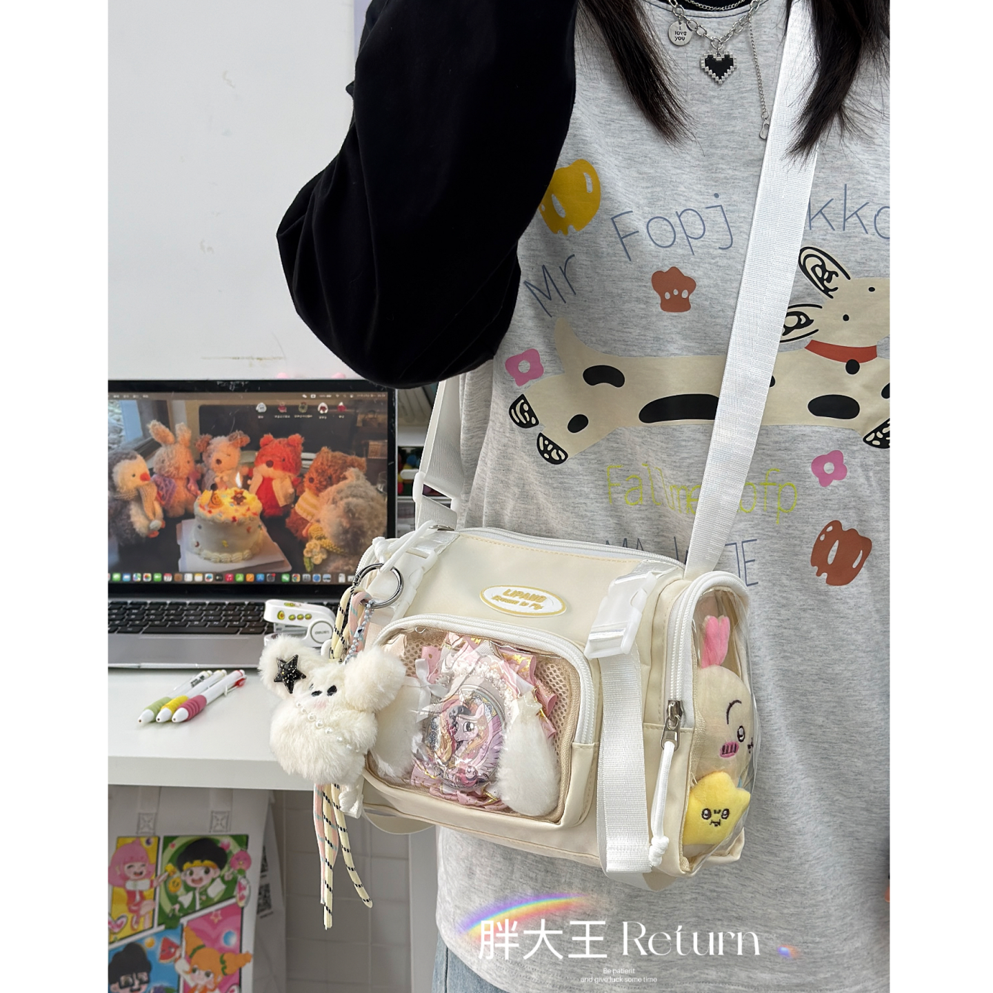 介个小痛包噂嘟好好看~日系原创~