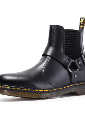 香港CPU.IT.LIN英伦风wincox切尔西靴女士加绒情侣棉鞋马丁靴女男