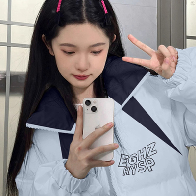 羽绒棉服加厚面包服学生外套