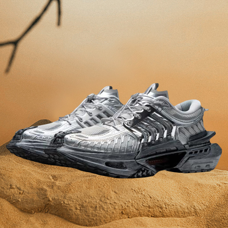 正品李宁男子运动鞋22夏玄空反光减震回弹潮流 运动板鞋AZGS019-2