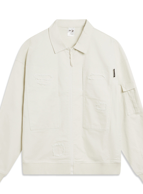 Lining/李宁正品冬季男子翻领舒适百搭潮流运动风衣外套AFDT413