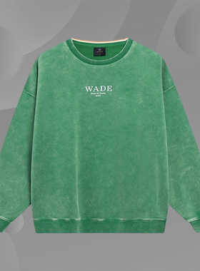 Lining/李宁正品韦德系列男子加绒保暖宽松圆领套头卫衣AWDT143