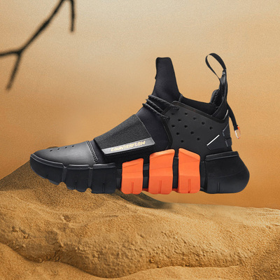 李宁篮球休闲鞋男鞋冬季CF光轮0.9时尚潮流男子高帮运动鞋AGBP107