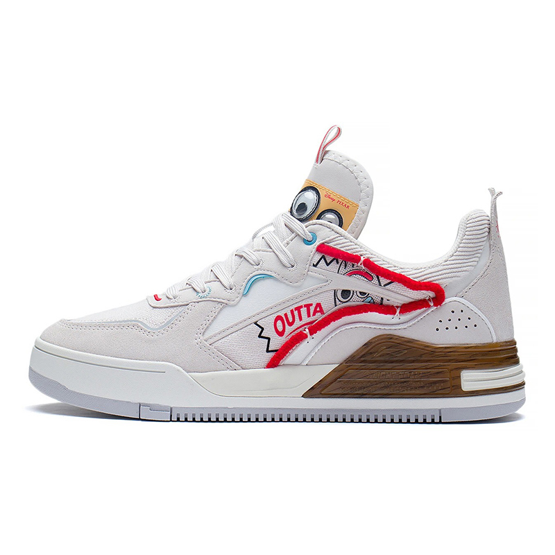 李宁男款宁惟吾V1 休闲经典舒适低帮鞋 运动板鞋 AGCS143-1