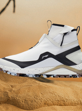 李宁新款悟行系列秀款男子反光稳定减震高帮野外跑鞋ARDR017