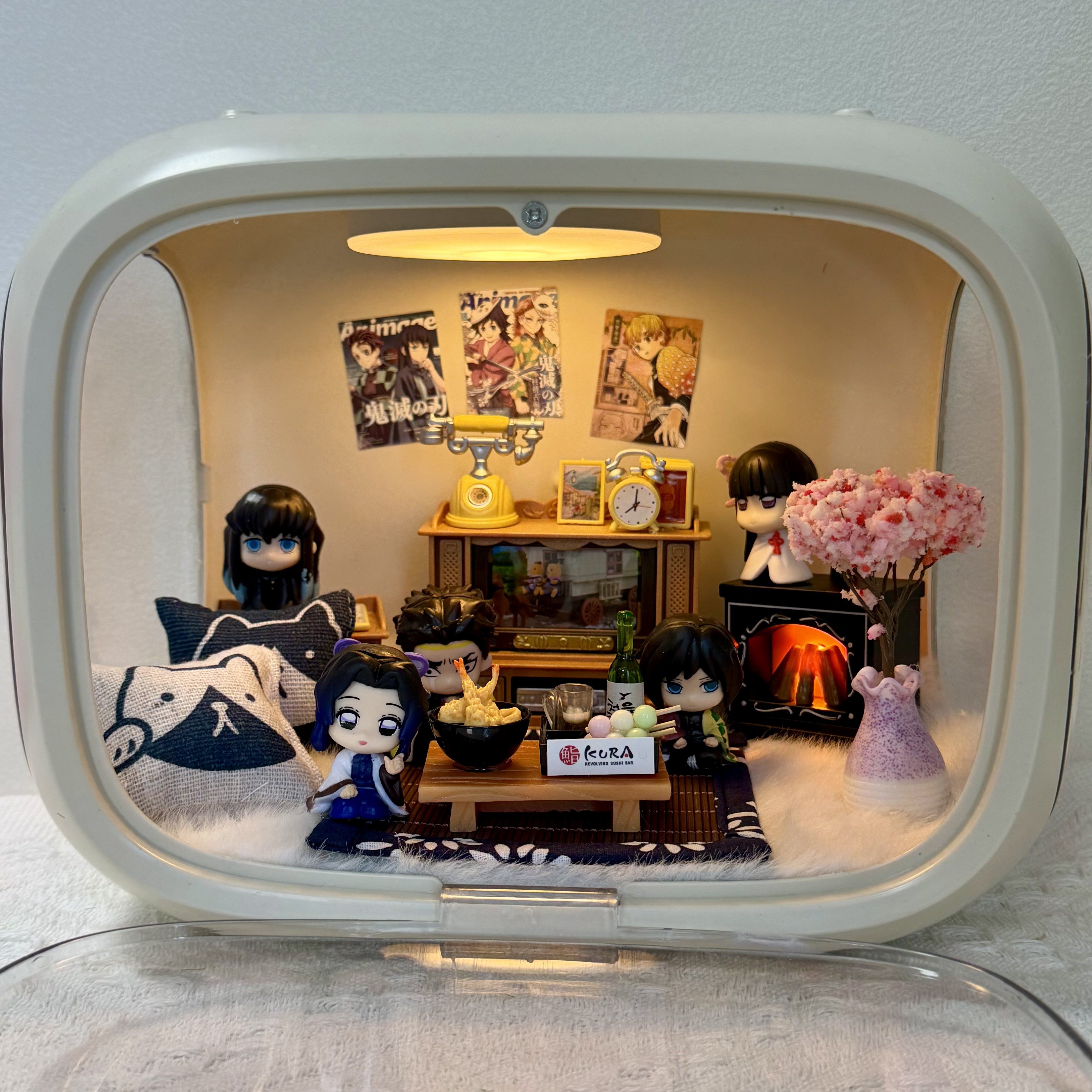 鬼灭之刃手办相框摆件盲盒展示盒创意发光相框生日礼物桌面摆件,节庆用品/礼品,创意礼盒/礼品套组,淘宝优惠券,粉丝福利购,淘宝优惠卷