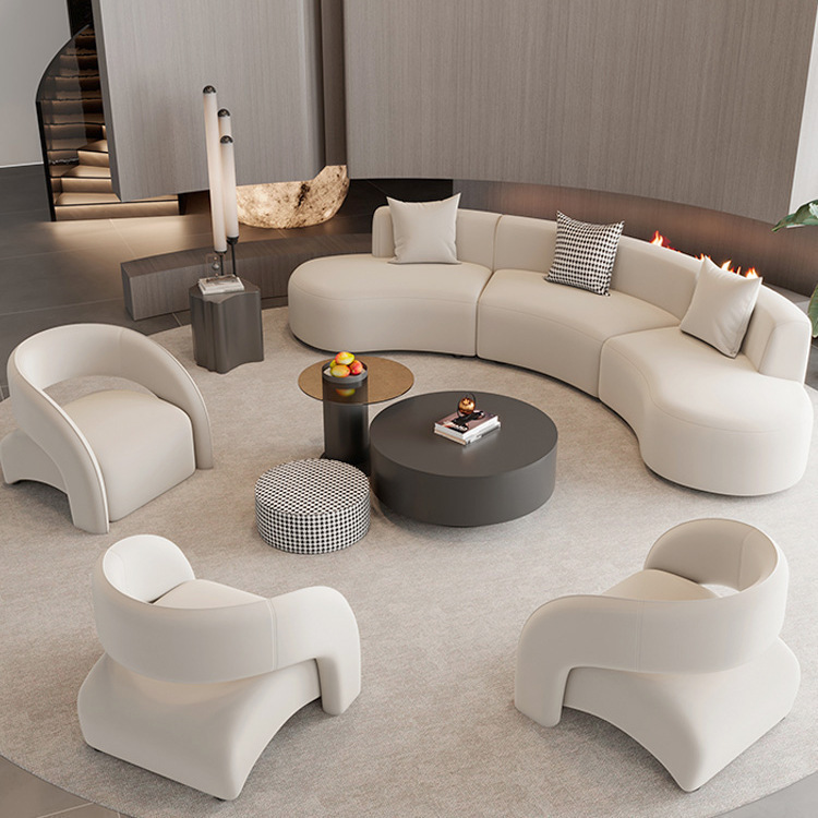 酒店大堂沙发茶几组合