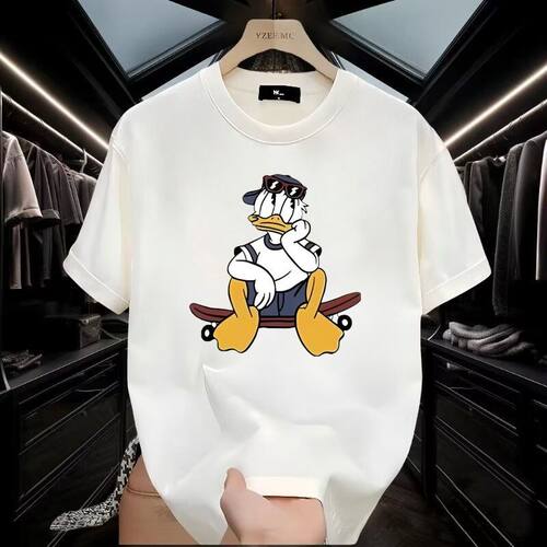 Toversize短袖痞夏季恤男上衣衫春潮牌帅潮牌站打底宽松欧洲