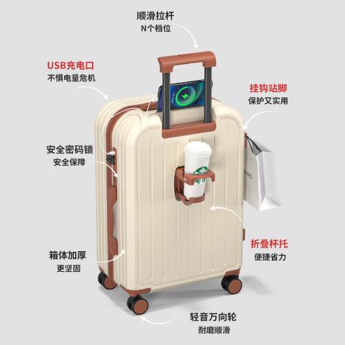 2025新款时尚儿童拉杆箱女童密码旅行箱男款高颜值行李箱登机箱