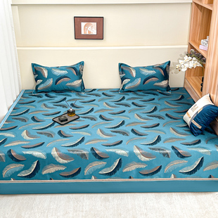 高档四季防滑炕盖可机洗3m大尺寸东北农村炕单卧室榻榻米床盖定制