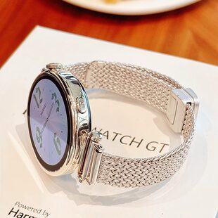 5金属磁吸watch3pro GT3麦穗watch4 适用华为gt45 GT6手表表带新款