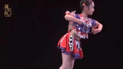 小背篓舞蹈服装苗族土家族演出服民族舞小舞蹈家独舞比赛服