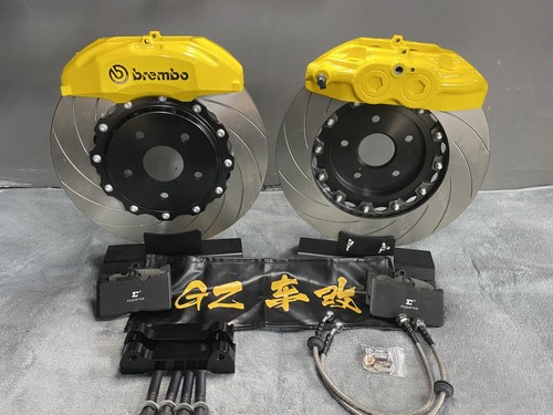 Ls430四活塞卡钳搭配分体345mm刹车盘适用皇冠锐志18寸轮毂安装