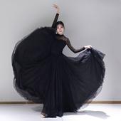 江南飞雁720度舞蹈裙国风古典现代舞大摆裙子艺考摄影表演出服装