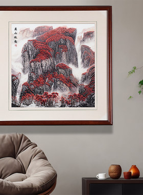 顾氏刺绣风景鸿运当头