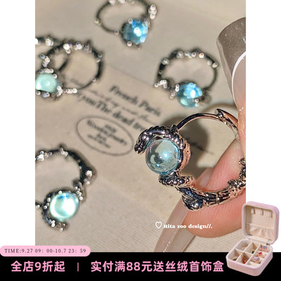 美杜莎缠绕小众暗黑耳环耳圈耳蜗