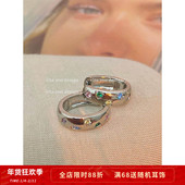 夏日金属彩钻复古时髦不规则耳圈耳环耳饰 贝拉女孩 Rita Zoo