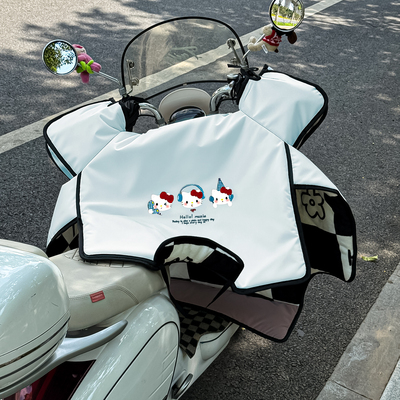 2025新款电动车挡风被冬季防水防风加绒加厚电瓶摩托车防风罩冬款